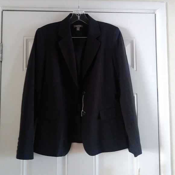 apt.9 Dark Gray Color Blazer Size 10 - Picture 3 of 12